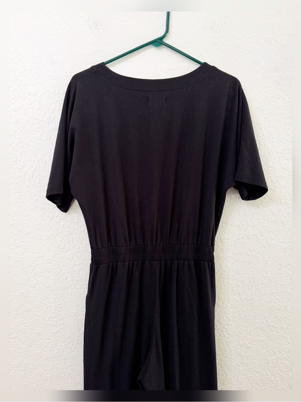 Pact Women's Organic Revive Deep-V Jumpsuit Black Size XS - Picture 6 of 13